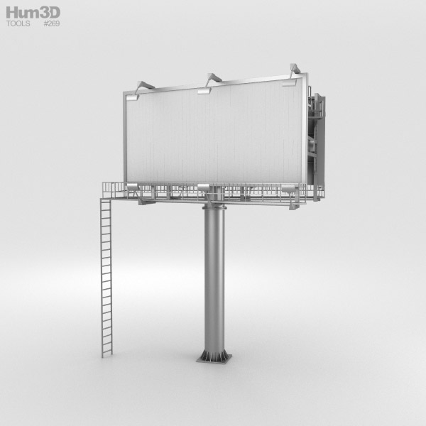 Billboard 3D Model