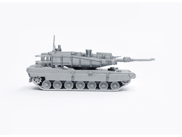 K2 Black Panther Tank Simple Model Kit 3D Print Model