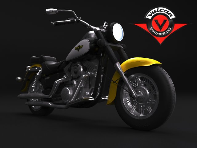 Kawasaki Motors Free 3D Model