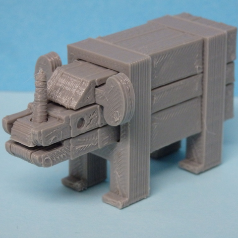 Rhino Head Breaker 3D Print Model