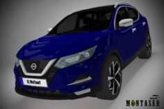 Nissan Qashqai 2018 3D Model