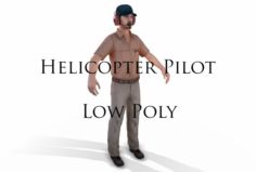 Helicopter Pilot 3D Model