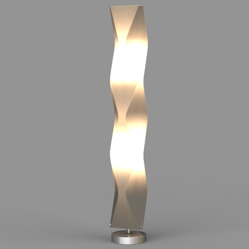 Helix Floor Lamp 3D Model