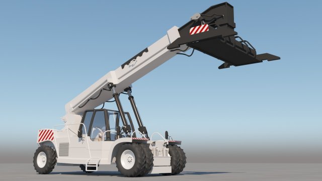 Container Forklift 3D Model