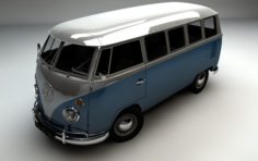 VW KOMBI TRANSPORTER 3D Model