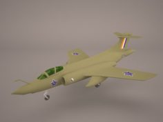 Hawker Siddely Buccaneer S2 3D Model
