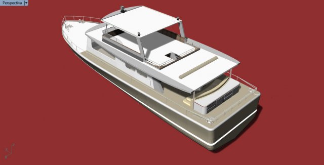 Crystall Yacht 3D Model