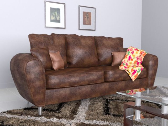 Family sofa 3D Model