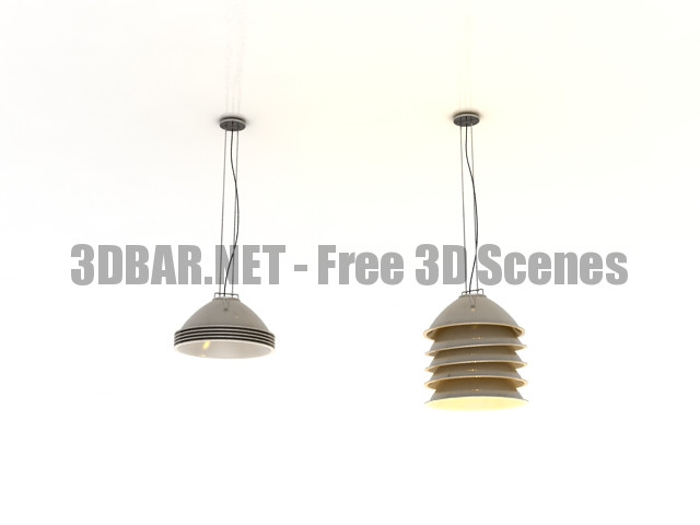 Modern chandelier 3D Collection