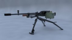 Kord Machine Gun 3D Model
