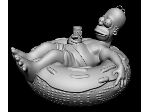 Homero con Soportes 3D Print Model
