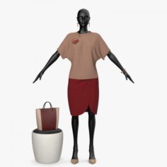 Clothing Seth Red 3D Model