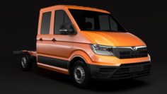 MAN TGE Chassis Double-Cab 2017 3D Model