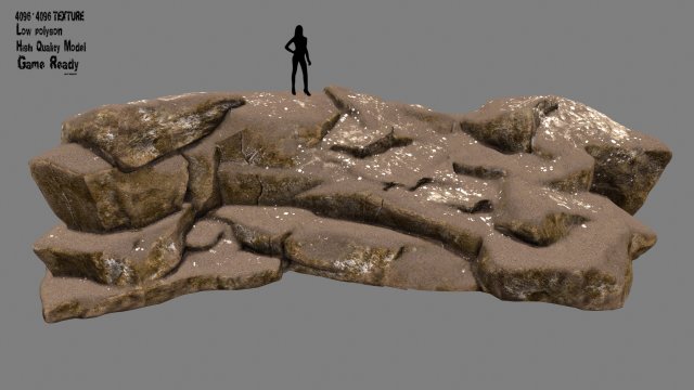 Rock 10 3D Model