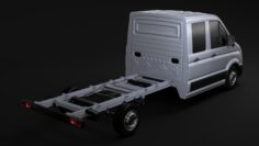 WV Crafter Chassi DoubleCab L2 2017 3D Model