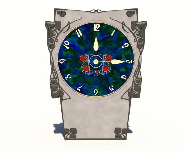 Archibald Knox Clock 3D Model