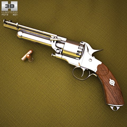 LeMat Revolver 3D Model