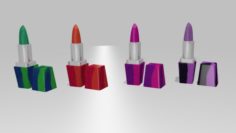 Carnival Lipsticks 3D Model