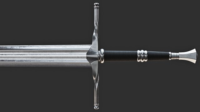 Whitcher Sword 3D Model