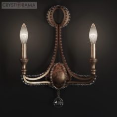 Crystorama Garland Collection sconce 3D Model