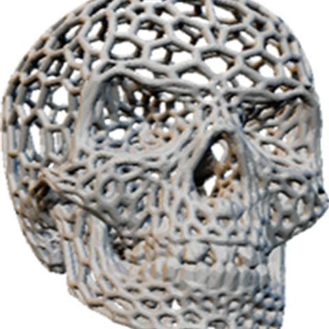 Skull of ART 3D Print Model