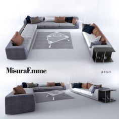Comfortable sofas MisuraEmme 3D Model