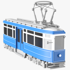 Tram reduced model 3D Model