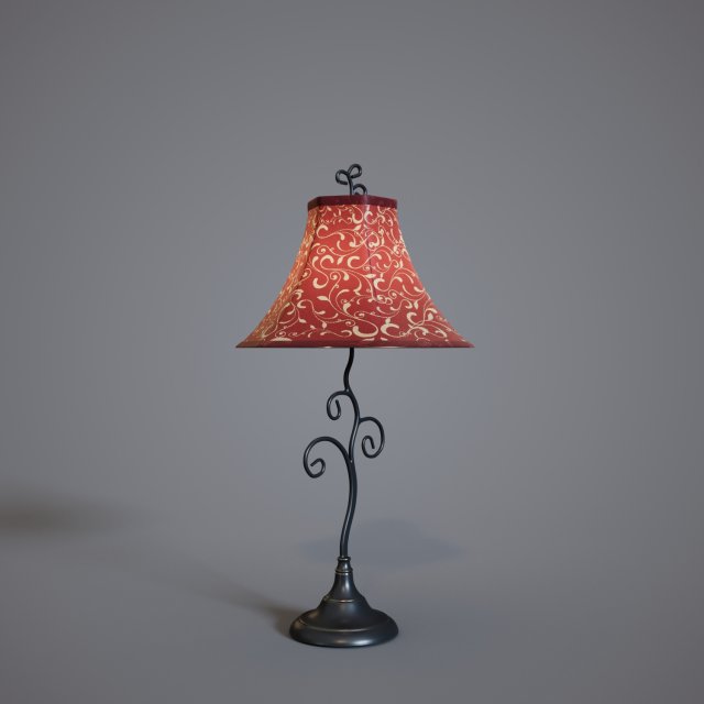 JV01 10 Table Lamp 3D Model