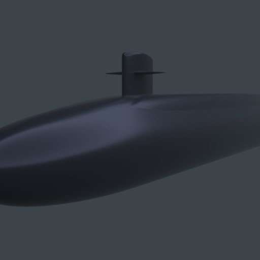 Ohio Class Ballistic Missile Submarine						 Free 3D Model