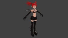 Etna Anime Character Free 3D Model