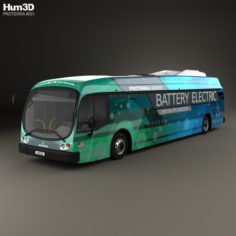Proterra Catalyst E2 Bus 2016 3D Model