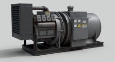 Industrial Generator 3D Model