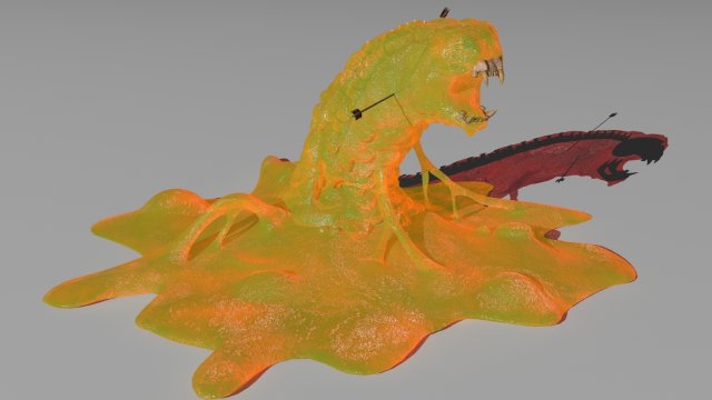 Slime skeleton 3D Model
