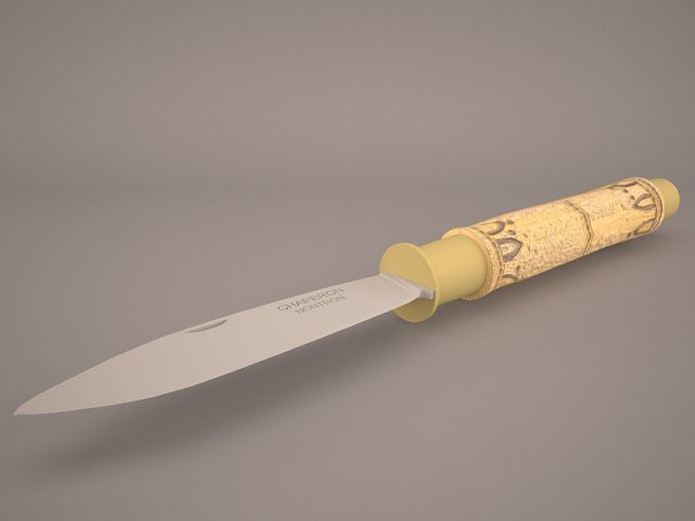 Hunting Knife 3D Model