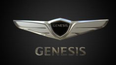 Genesis logo 3D Model