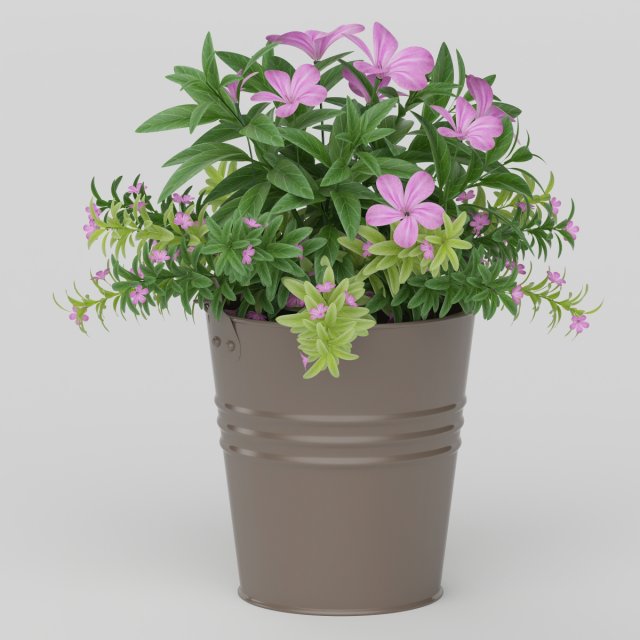 Vray Ready Potted Plant 3D Model