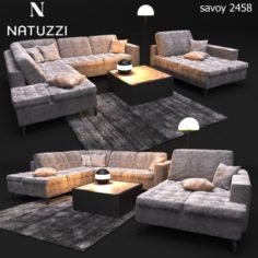 Sofa NATUZZI Sawoy 2458 3D Model