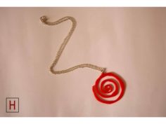 Necklace – Spiral 3D Print Model