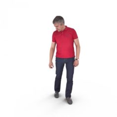 Man walking 3D Model