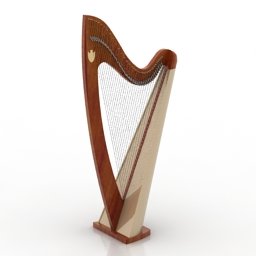 Harp 3D Model