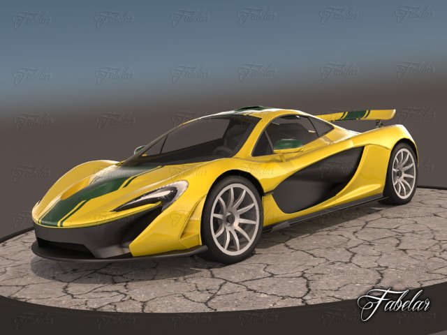 McLaren P1 3D Model