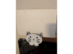 Cat Photo Stand Clip 3D Print Model