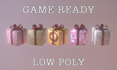 Present low-poly game ready 3D Model