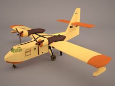 CL 415 FIREFIGHTER 3D Model