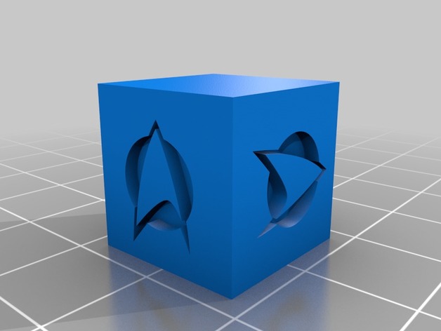 Star Trek d6 Dice 3D Print Model