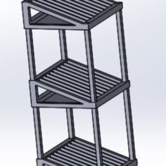 Blu ray storage unit 3D Print Model