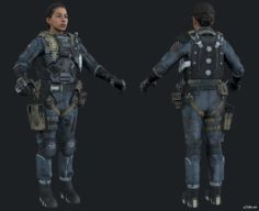 Nora Salter 3D Model