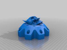 Skull Worx wheel hub cover  3D Print Model