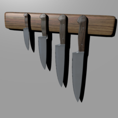 Knives Free 3D Model