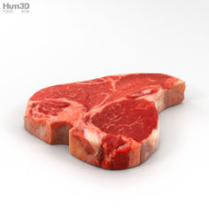 T-Bone Steak 3D Model